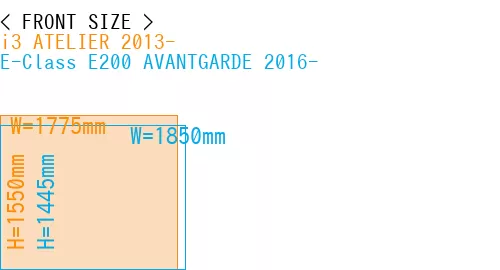 #i3 ATELIER 2013- + E-Class E200 AVANTGARDE 2016-